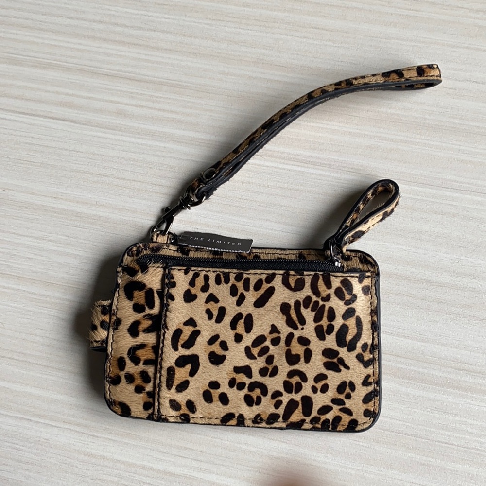 Animal print phone and wallet holder by the limited